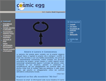 Tablet Screenshot of cosmicegg.org